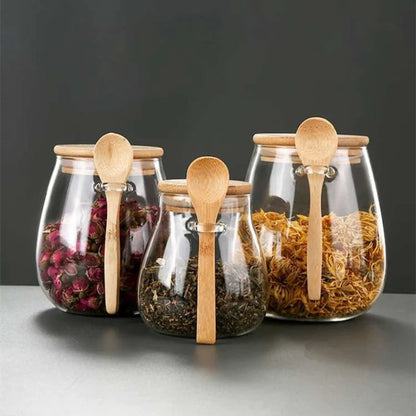 Glass Herbal Storage Jar | 350ML