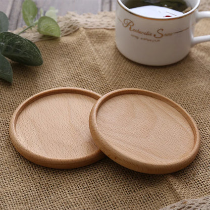 Solid Walnut Wood Coaster | Heat-Resistant Cup Mat