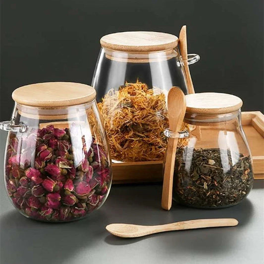 Glass Herbal Storage Jar | 350ML