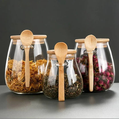 Glass Herbal Storage Jar | 350ML