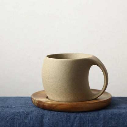 Classic Ceramic Coffee Cup & Saucer | 220ML