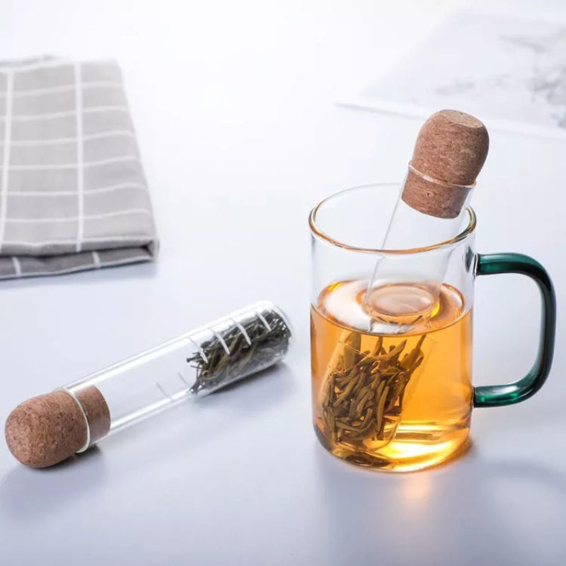 Glass Pipe Tea Infuser | Elegant Brewing Tool