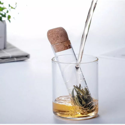 Glass Pipe Tea Infuser | Elegant Brewing Tool